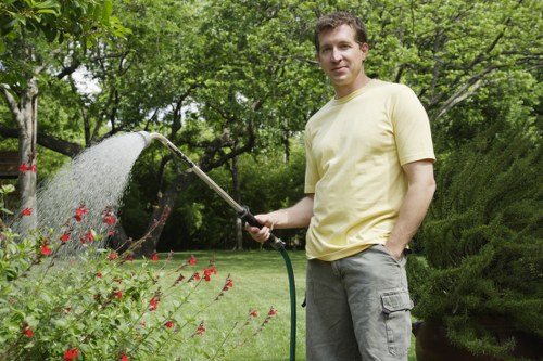 Seasonal Waterloo landscape showing durable planting and structured design